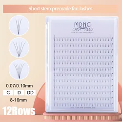 Mdng 3D/4D/5D/6D Russische Volume Wimpers Extension Korte Steel Pre Gemaakt Fans C/D krul Mink Lash Wimper Individuele Extensions