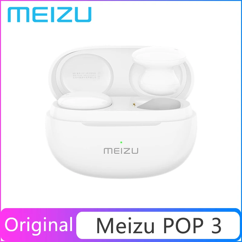 Official Meizu POP 3 Wireless Earphone Blutooth 5.2 ENC call noise reduction 13mm Large Dynamic For Meizu 18S