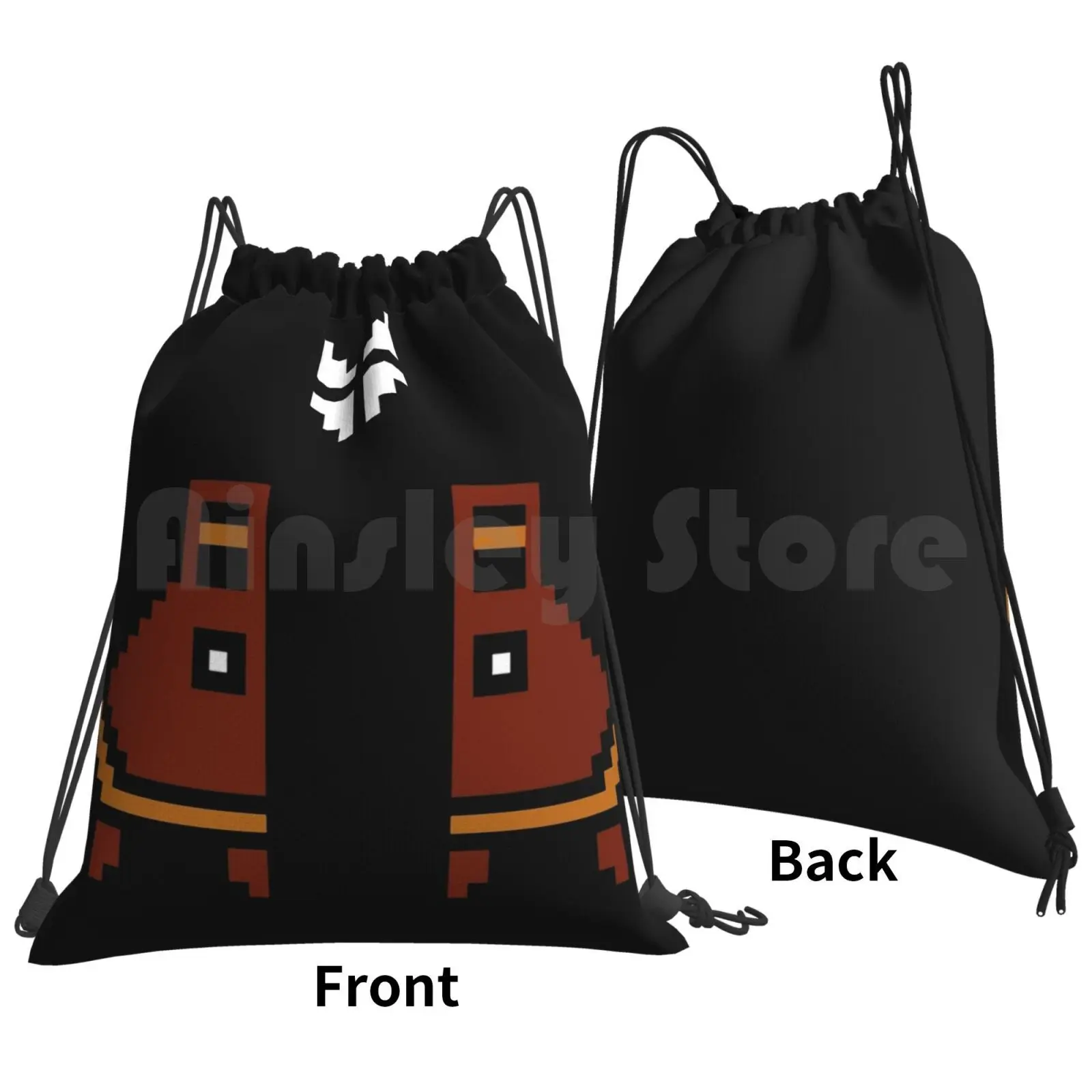 Jounrey : You Make It Worth The Journey Backpack Drawstring Bag Riding Climbing Gym Bag Jounrey Journey Game That Game