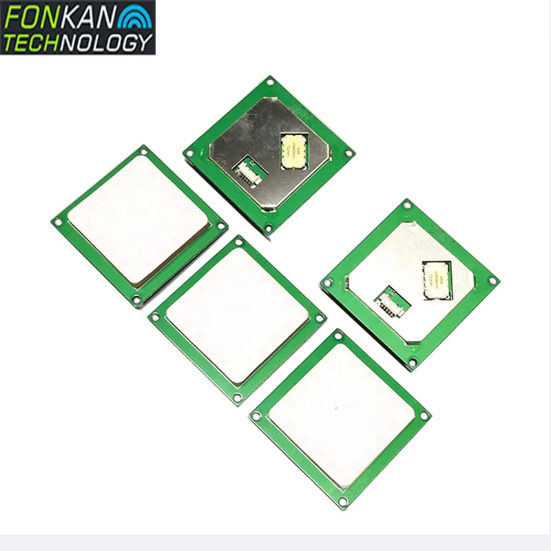 FM-506 Size 50*50mm UHF RFID 865~868MHz or 902-928mhz Integrated 3dBi Double Feed Antenna Label Reader Module With Free SDK