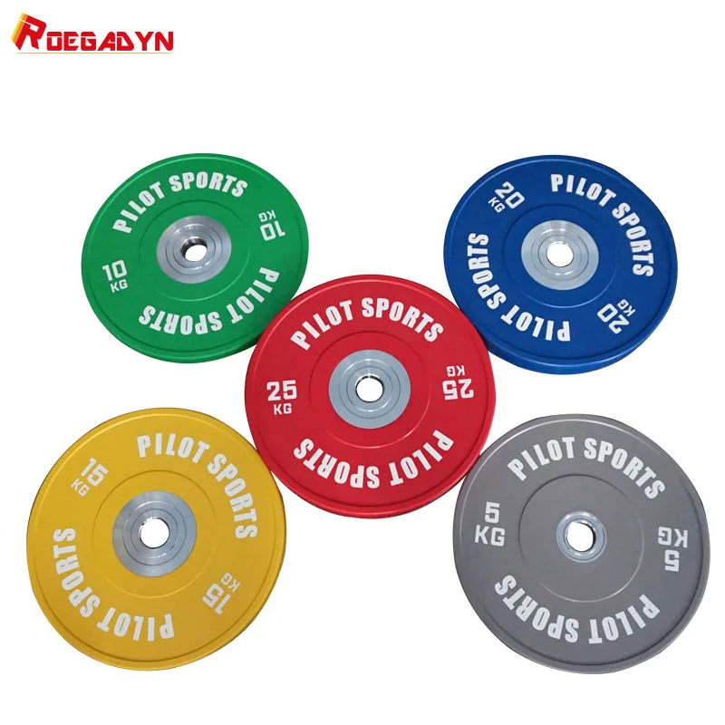 ROEGADYN peso palestra allenamento con i pesi powerlifting bilanciere pezzo fitness allenamento peso commerciale pezzo piatto colorato