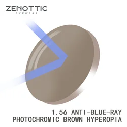 ZENOTTIC 1.56/1.61/1.67 Cr-39 Lenti Da Vista Ottico Miopia Ipermetropia Lenti del Anti-Blu-Ray Fotocromatiche Insieme solo