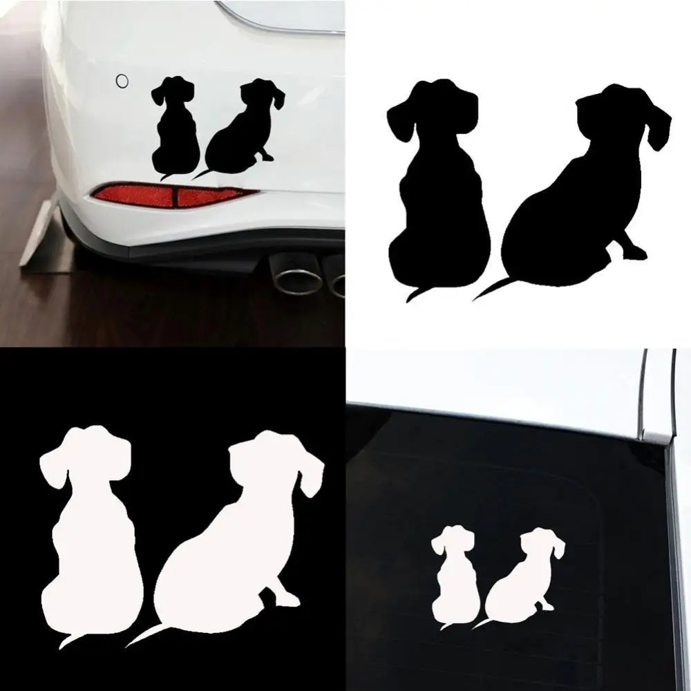 

Cute Dachshund Dog Car SUV Truck Body Window Reflective Decals Sticker Decor