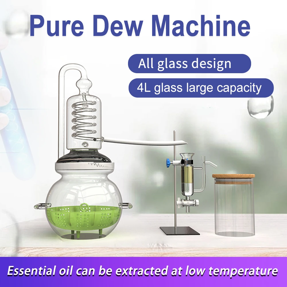 

ZOIBKD 4L Plant Essential oil Extraction Equipment Small Household Essential oil Pure Dew Extractor