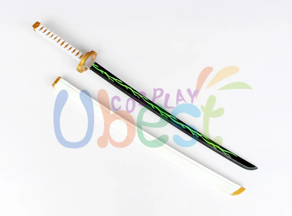 Agatsuma Zenitsu Prop Cosplay Replica Sword with Sheath Demon Slayer Kimetsu no Yaiba