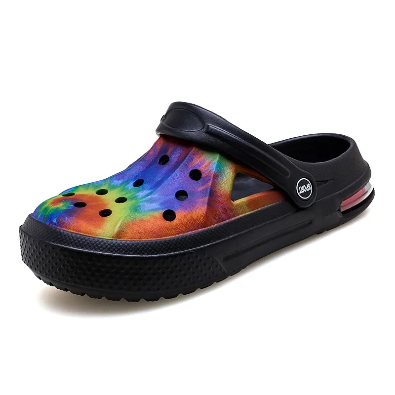 

2021 Men Sandals Women Casual Summer Camouflage EVA Hole Shoes Clogs Lovers Home Garden Outdoor For Male Female Beach Slippers