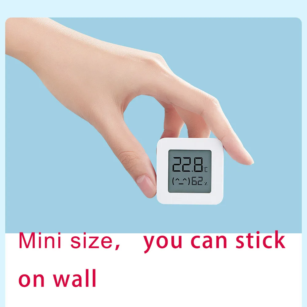 XIAOMI Mijia Bluetooth-Thermometer 2, kabellos, intelligent, elektrisch, digital, Hygrometer, Thermometer, funktioniert mit Akku