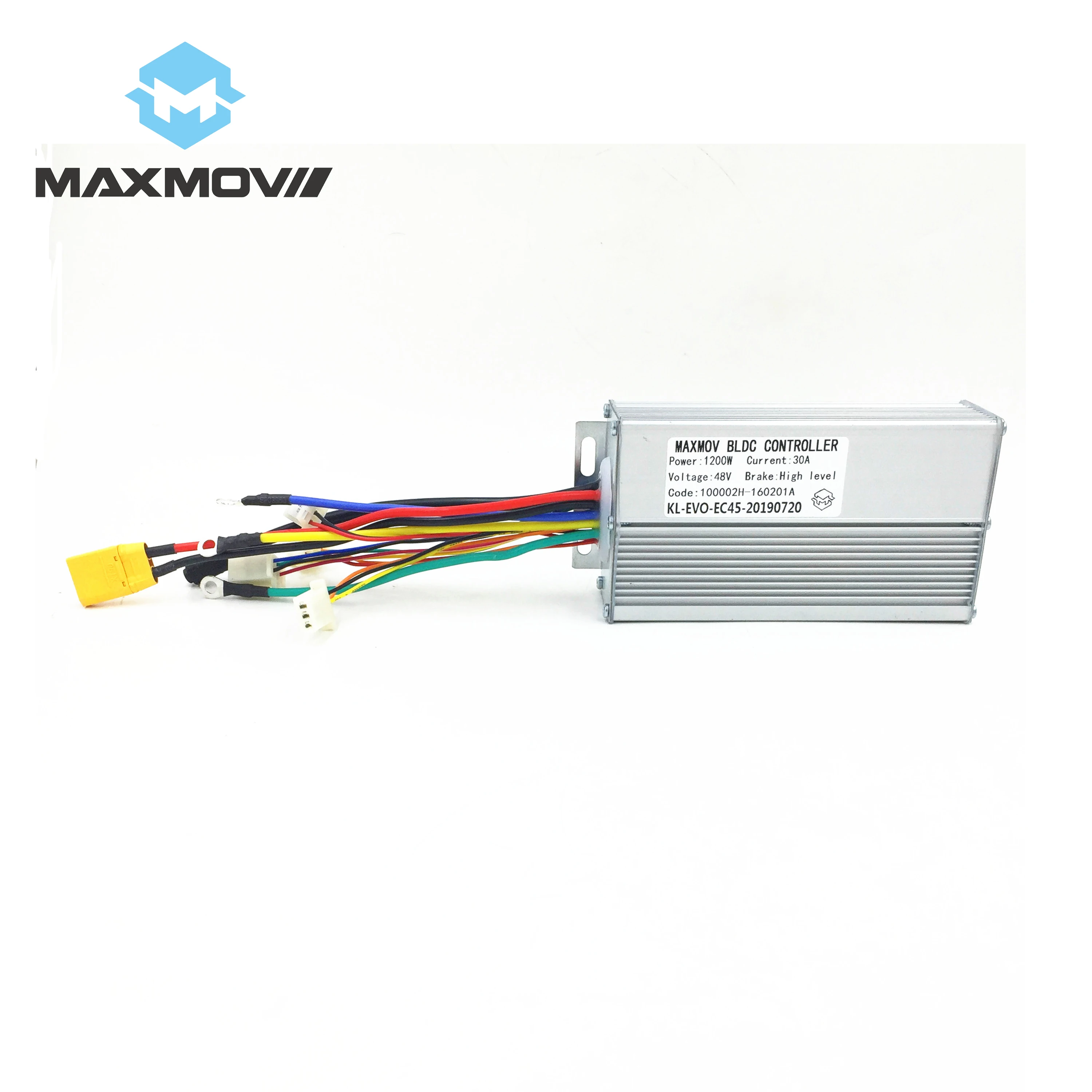 Maxmov-BLDC Hub Motor for Electric Scooter, Controller for Dual Hub Rear Motor, 1200W, 48V