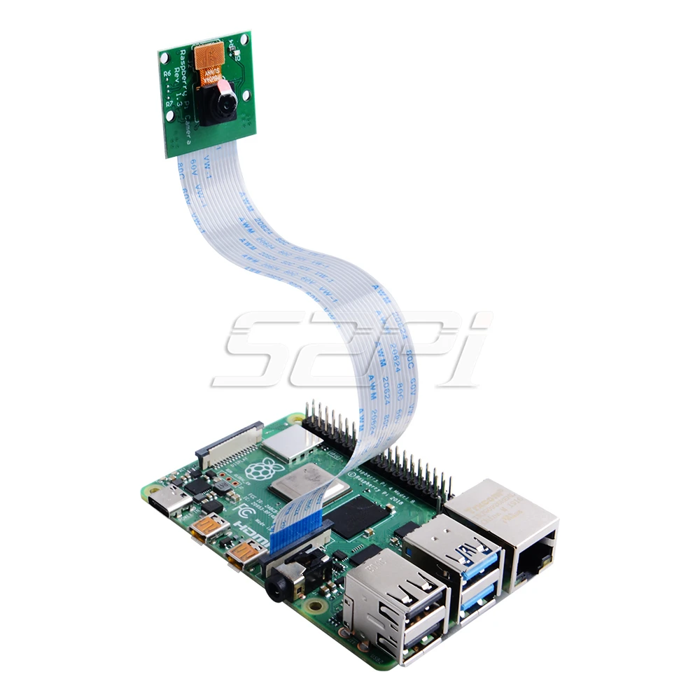 Módulo Cámara 5MP 52Pi Raspberry Pi Soporte Acrílico 4B Zero W 3 2 - imagen 3