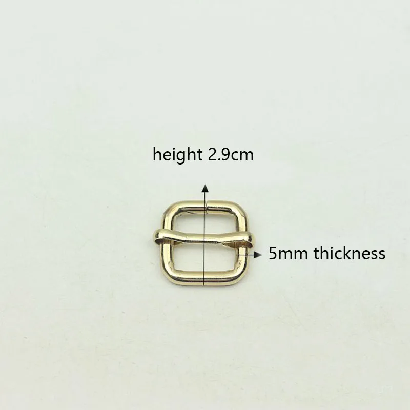 20pcs 20mm Metal Pull Core Buckle Webbing Adjustment Buckles Tri-glides Slides Roller Pin Clasp Bag Strap Slider Hook