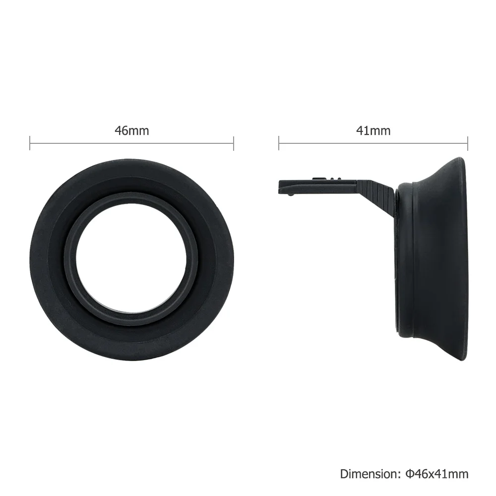 Soft Silicone Camera Eyecup Eyepiece Viewfinder Via Hot Shoe Eye Cup For Fujifilm Fuji X-T30 II X-T20 X-T10 Fuji XT20 XT10 XT30