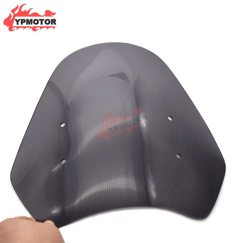 VERSYS650 07-09 Motorcycle Clear/Smoke Windshield Windscreen Front Deflector For KAWASAKI VERSYS 650 KLE650 2007-2009 2008