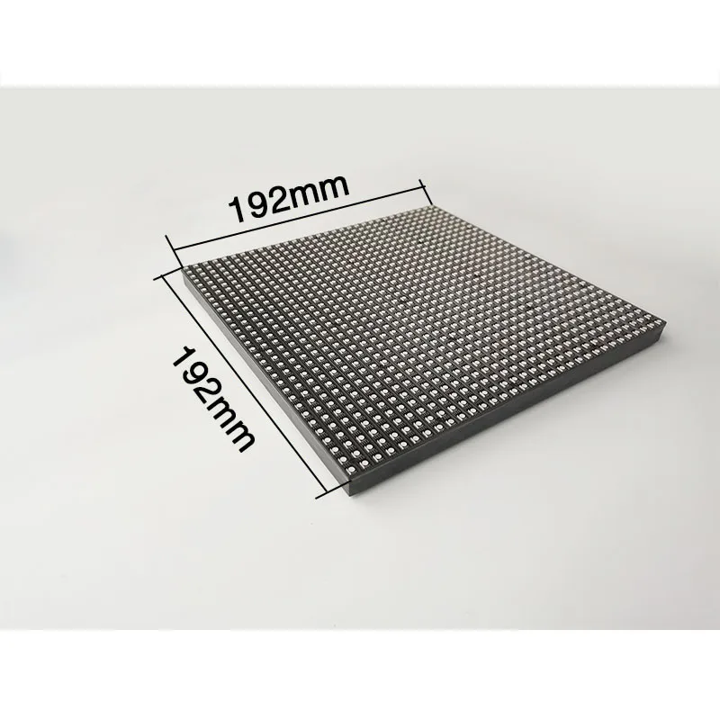 P6 Indoor SMD3528 3in1 192X192Mm Full Color Reclame Media Hd Led Display Panel 1/16 Scan Rgb Led module Video Wall
