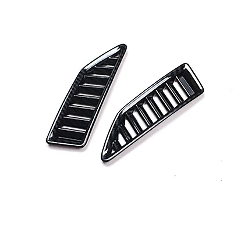 Fit for Ford Ranger Everest Endeavor 2015 2016 2017 2018 2019 2pc color Carbon fiber ABS Air Conditioning Dashboard Vent Cover
