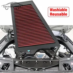 Spceddy Replacement Panel Car Air Filter Fits For BMW F10 F18 520I 528I E84 X1 E89 Z4 OEM 13717582908 High Flow Reusable