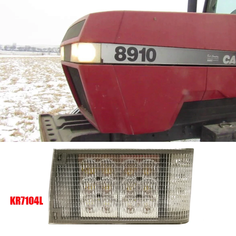 

1 Pair Headlight Include Left Corner Headlight + Right Corner Headlight For Case IH Magnum Tractors 7110,7120,7130,7140,7150+