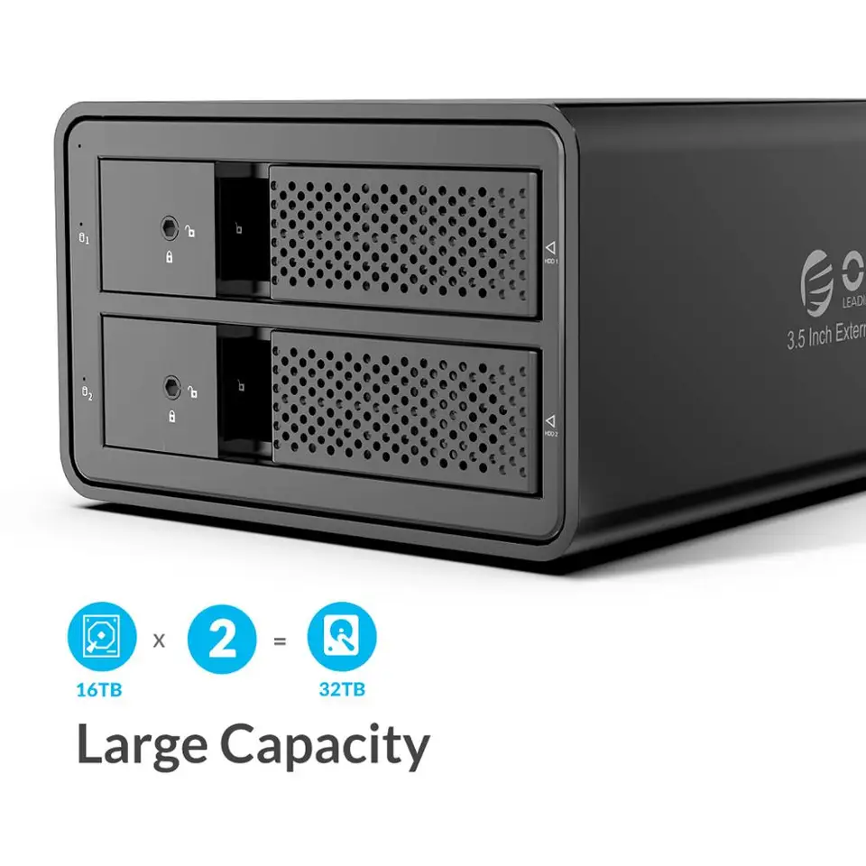 ORICO 95 Series 2-Bay SATA HDD Docking Station USB3.0 Aluminum