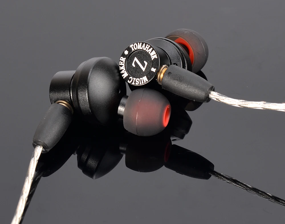 Najnowszy Musicmaker MusicMaker Tomahawk MrZ ZFRE1 dynamiczny sterownik wysokiej wierności w uchu metalowy słuchawki muzyczne HIFI z interfejsem MMCX