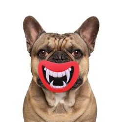 Durable Safe Funny Squeak Dog Toys Devil's Lip Sound Dog Playing/Chewing Puppy Make Your Dog Happy