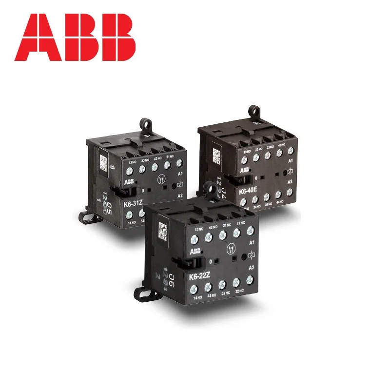 

ABB K6 4-pole mini contactor relays AC operated K6-22Z K6-31Z K6-40E