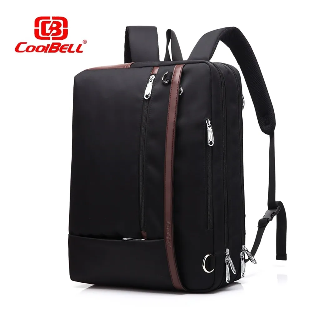 Convertible Backpack Shoulder Messenger Business Briefcase Leisure Handbag Waterproof Travel Fits 17.3 Inch Laptop Backpack