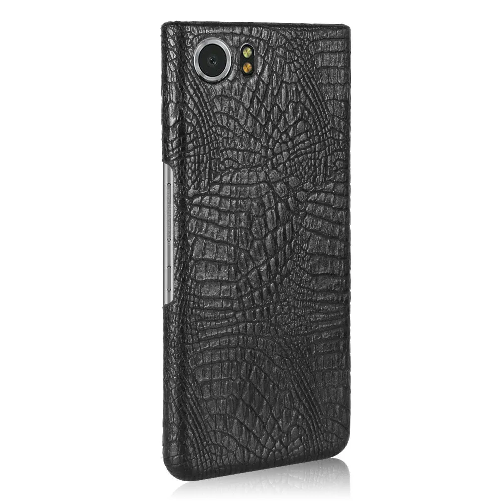 For BlackBerry Keyone DTEK70 Case Crocodile Skin Matte Back Cover Hard Case For BlackBerry Keyone BBB100-2 Phone Bags Cover