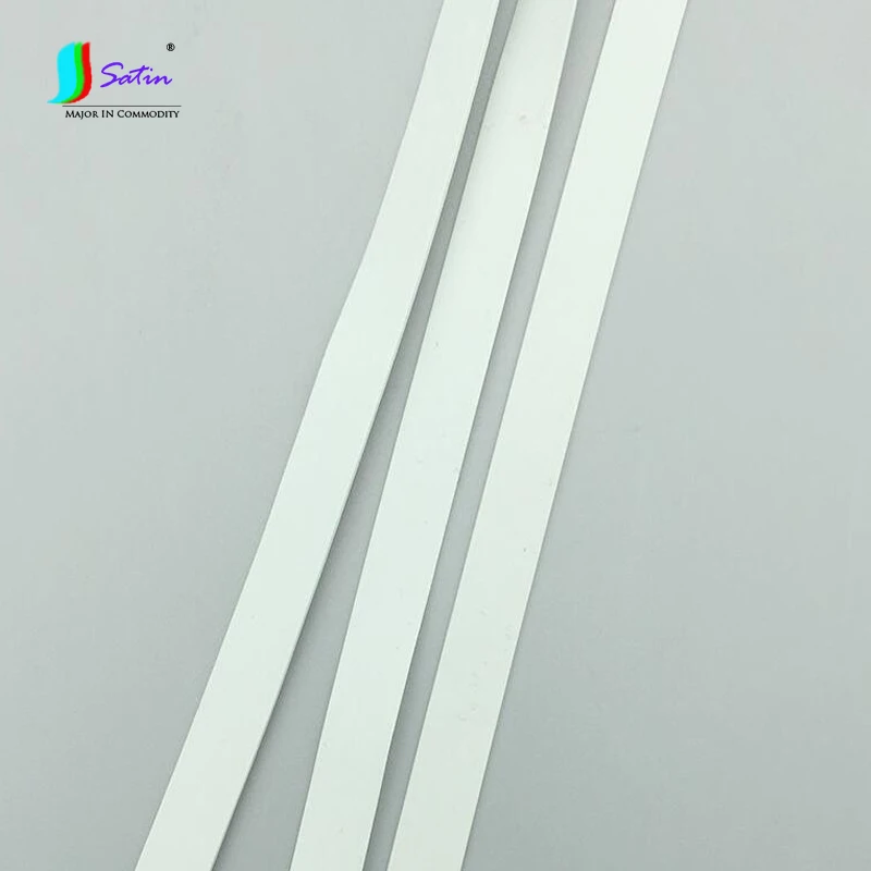 20m Großhandel Hohe Qualität 3/4/5/8/10mm ungiftig Weiche Super elastische Weiß Gummi Elastische Band DIY Badeanzug Gummi Elastische Band