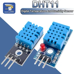 Sensor Digital de temperatura y humedad DHT11, módulos LED, placa MW33, bloques de construcción electrónicos con línea Dupont para Arduino DIY