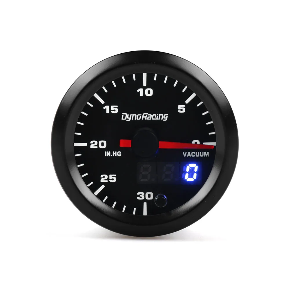 2 "52mm 7 Kleuren LED Dual Display Boost gauge watertemperatuur olietemperatuur oliedruk Voltmeter luchtbrandstofverhouding EGT Toerenteller Auto Gauge