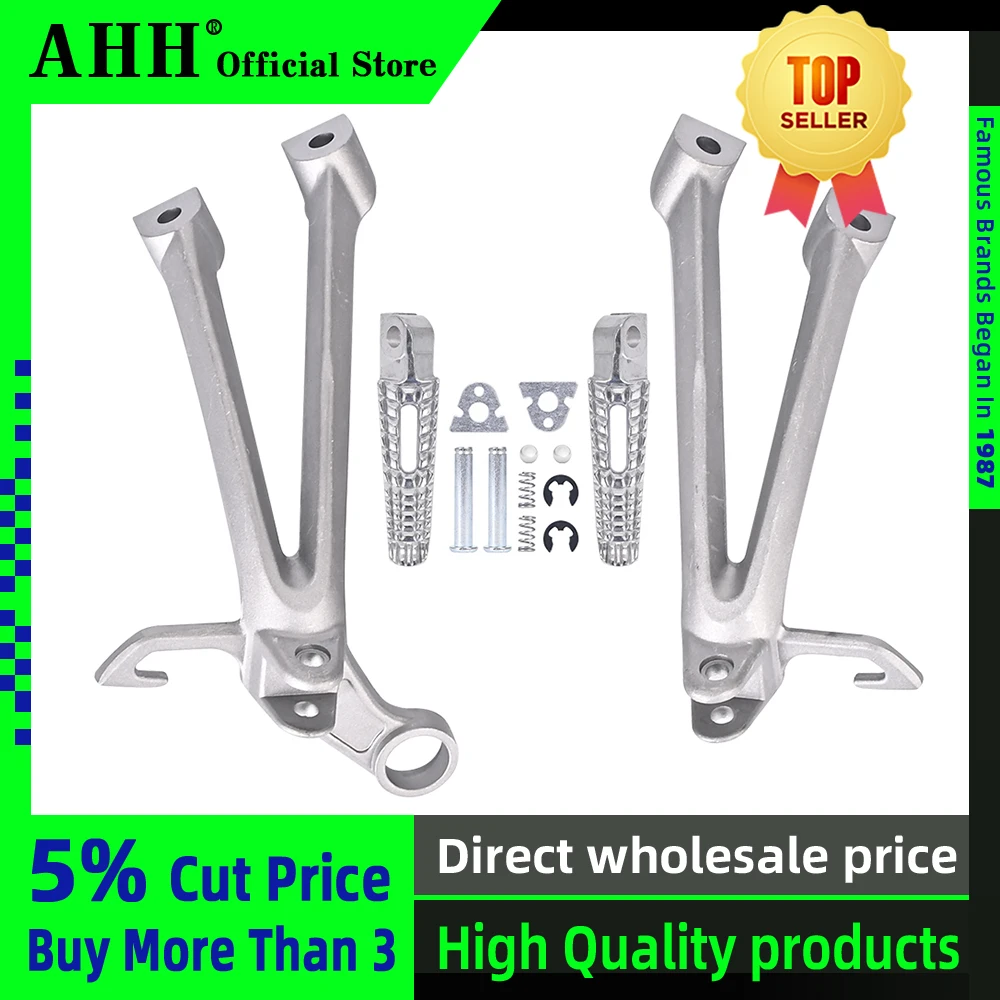 

AHH Aluminium Rear Footrests Bracket Kit Foot Pegs Rests Assembly For Suzuki GSXR600 GSXR750 2008 2009 2010 small R K8