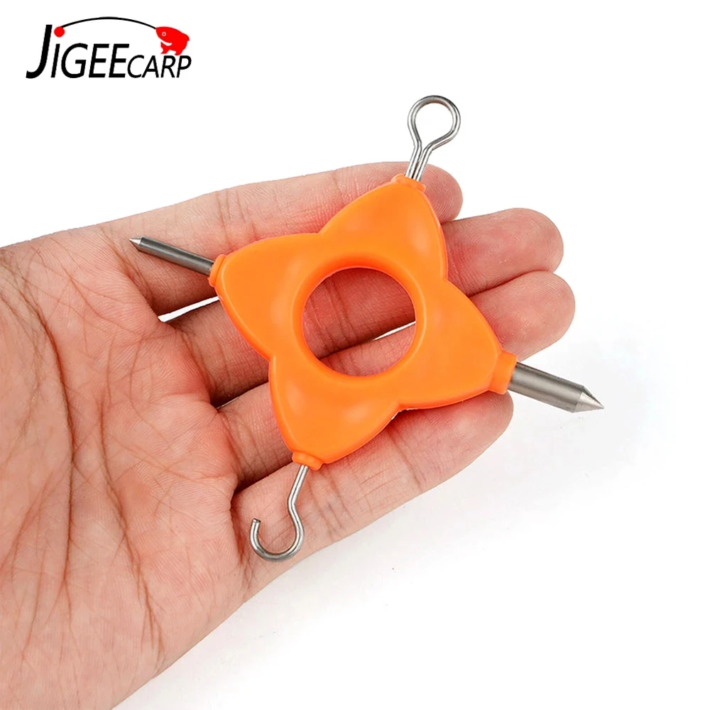 Carp Fishing Knot Puller Tool 4 in 1 Multi Puller Tool for Rig Making Method Feede Carp Fishing Terminal Tackle Accessories