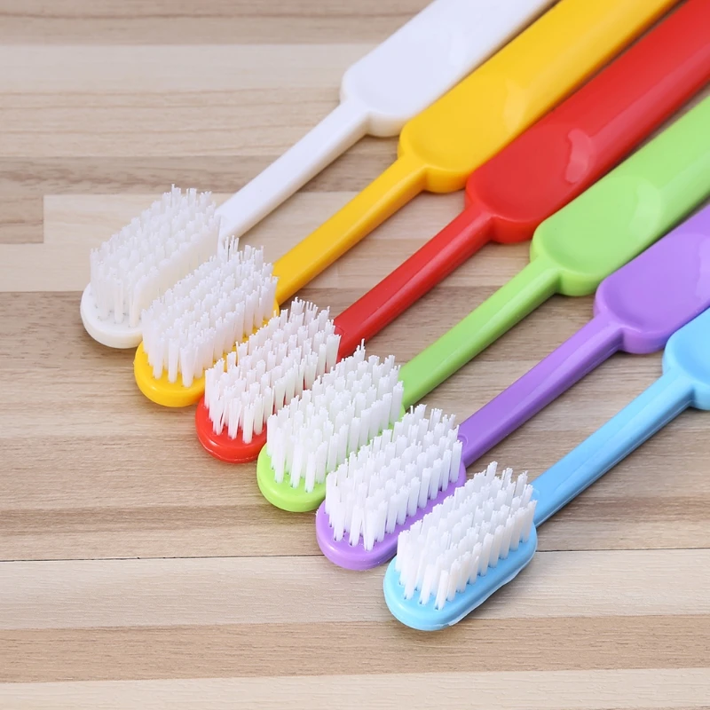 1pc Super hard bristles Tooth brush for Men Remove Smoke Blots color random