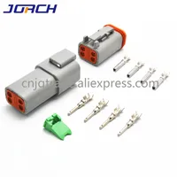 5 Juegos de conector eléctrico macho hembra impermeable Deutsch DT de 4 pines DT04-4P DT06-4S con terminales
