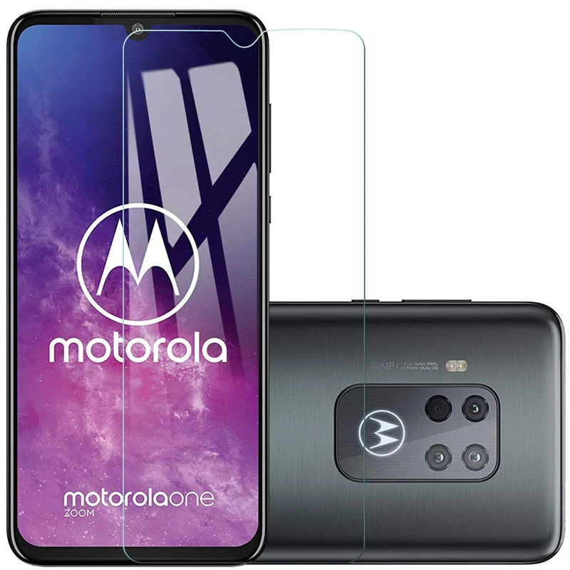 Tempered Glass For Motorola One Fusion Plus Marco Zoom Vision Camera Screen Protector For Moto G9 Plus G8 Power Lite