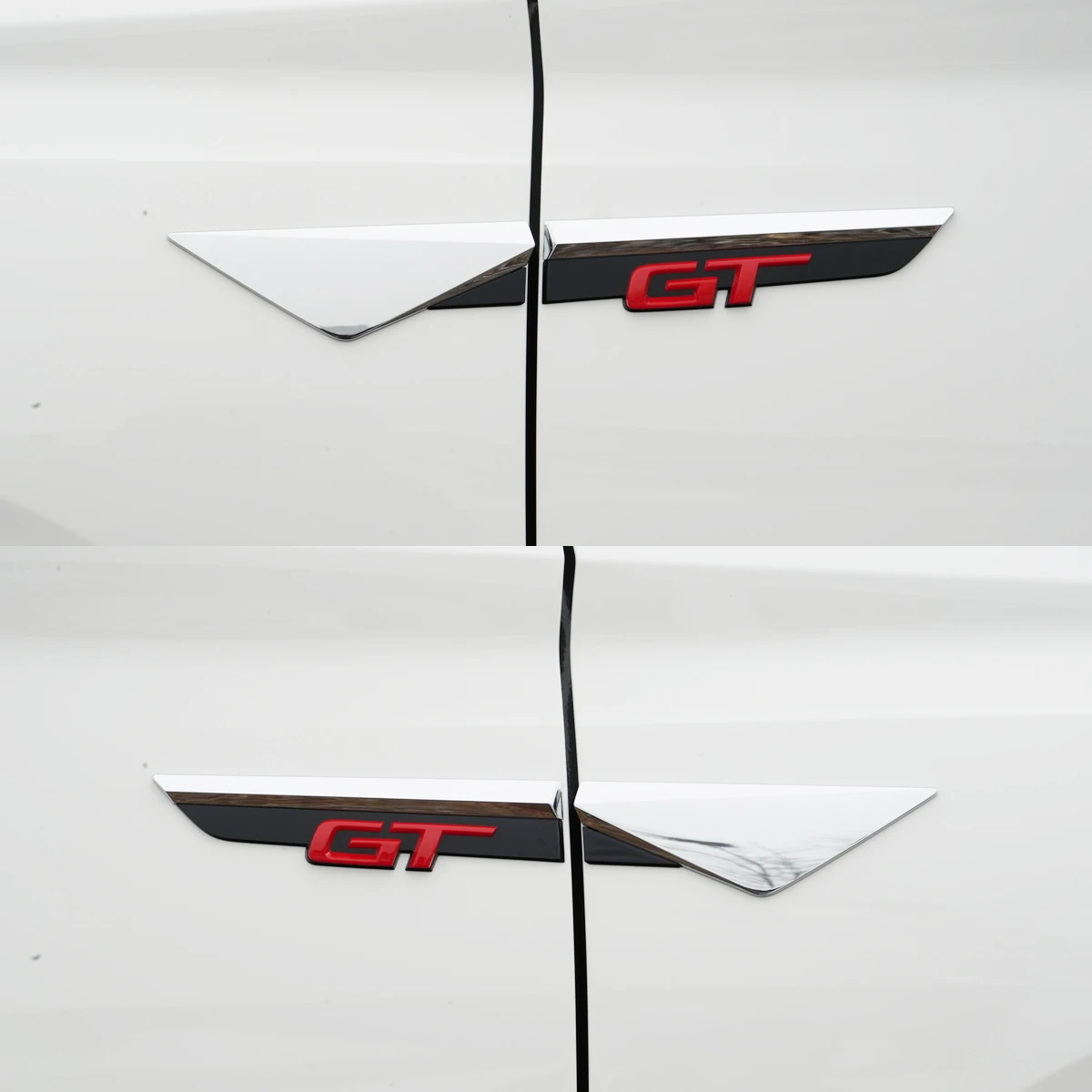 Car Original Side Wing Fenders Door Emblem Badge Sticker Trim For Skoda KAMIQ 2019 2020 Chrome  Styling Accessories