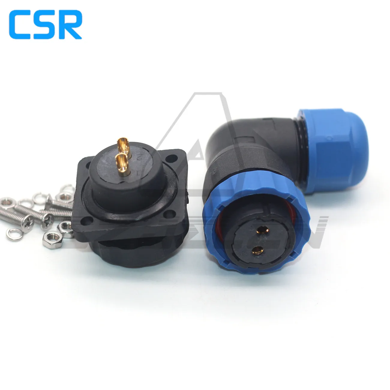 SD20 1 2 3 4 5 6 7 8 9 10 12 14pin Right Angle Waterproof Connector Female Plug And Male Socket IP68 CE SGS ROHS Certification