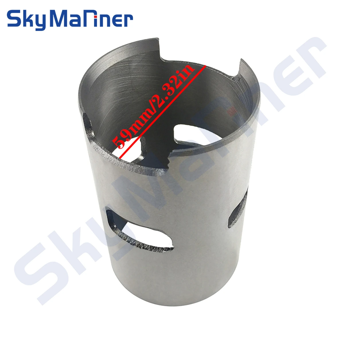 

59MM Cylinder Liner Sleeve 11212-93131 For SUZUKI Outboard Motor DT9.9 DT15 9.9HP 15HP 2 Stroke 11212-93900