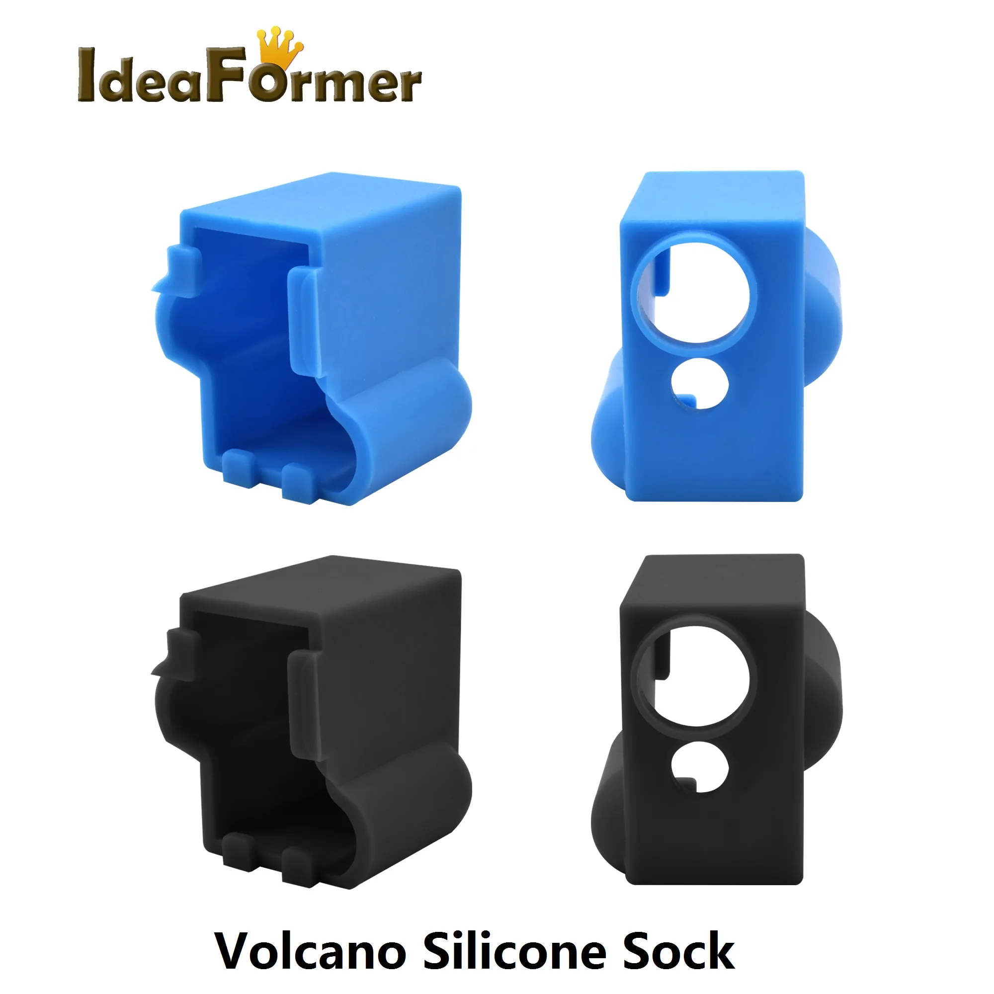 Pièces d'imprimante 3D, chaussette en Silicone pour V6/MK7 MK8 MK9 /MK10/Volnaco, couvercle de bloc chauffant, garde au chaud pour bloc chauffant