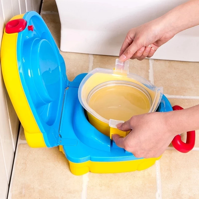 Baby Wc Leuke Draagbare Reizen Kinderpotje Auto Squatty Potje Kind Pot Training Meisjes Jongen Urinoir Kid Toilet Seat Kinderen 'S Pot