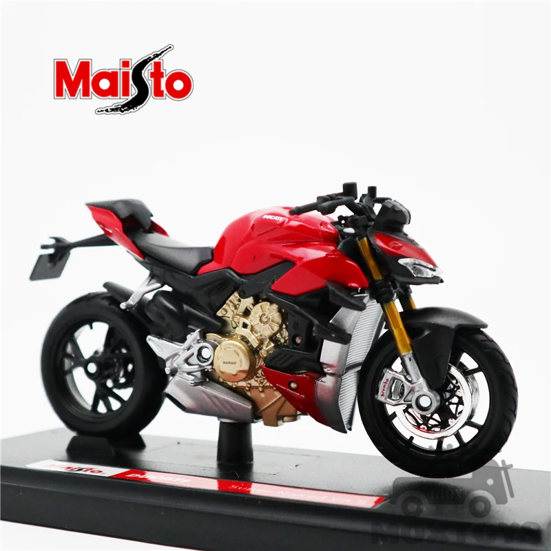 

Maisto 1:18 Ducati Super Naked V4 S Red Diecast Model Bike Motorcycle