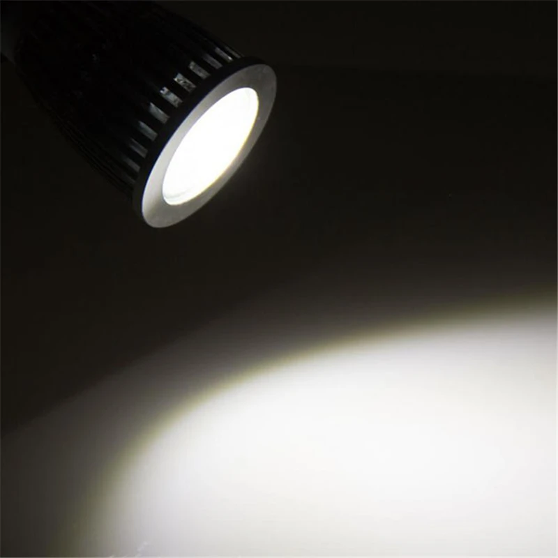 Led MR16 GU10 12V 220V 9w 12w 15w Dimmable Led Cob Spotlight Warm Whit /Cool White MR 16 Bulb Lamp GU 10 220V Power Lampada