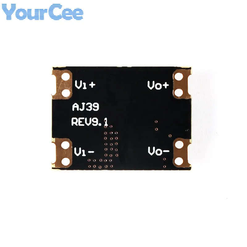 2pcs/1pc Mini DC-DC Step Down Buck Converter Board 10V to 36V Input to 3.3V/5V/12V 3A 8W High Power Supply PCB AJ39