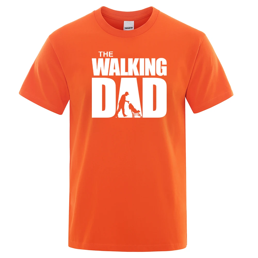 Summer T-shirt The Walking Dad T Shirt Men Cool Casual Mens Tshirt Fashion Hip Hop Tops Streetwear Father's Day Gift Tee shirts