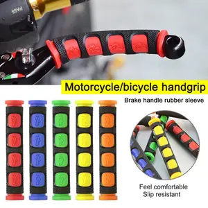 2 pcs/par de borracha ambiental da motocicleta handgrip guarda moto embreagem do freio alavanca capa guiador apertos 8 principais vendas peças moto daelim - №8