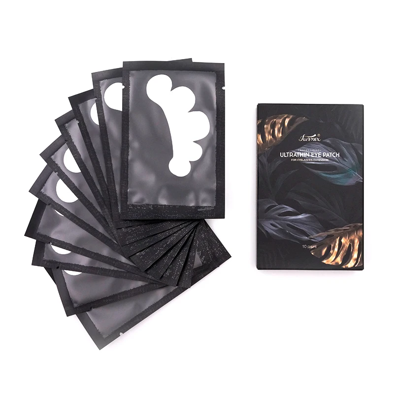 Funmix Mới 10 Viên/Hộp Mỏng Mắt Miếng Lót Cho Cây Nối Mi Lông Mi Miếng Dán Đầu Ghép Mắt Miếng Dán Bọc Đựng Mỹ Phẩm dụng Cụ