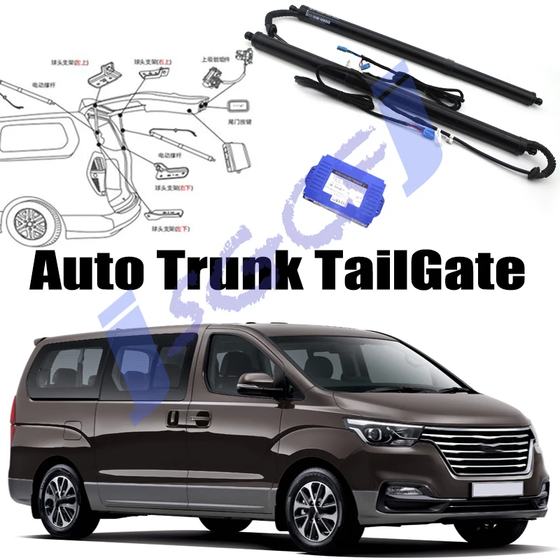 CarPower Trunk Lift Electric Hatch Tailgate Tail Gate Strut Auto Rear Door Actuator For Hyundai H300 i800 Starex Royale H100 Van