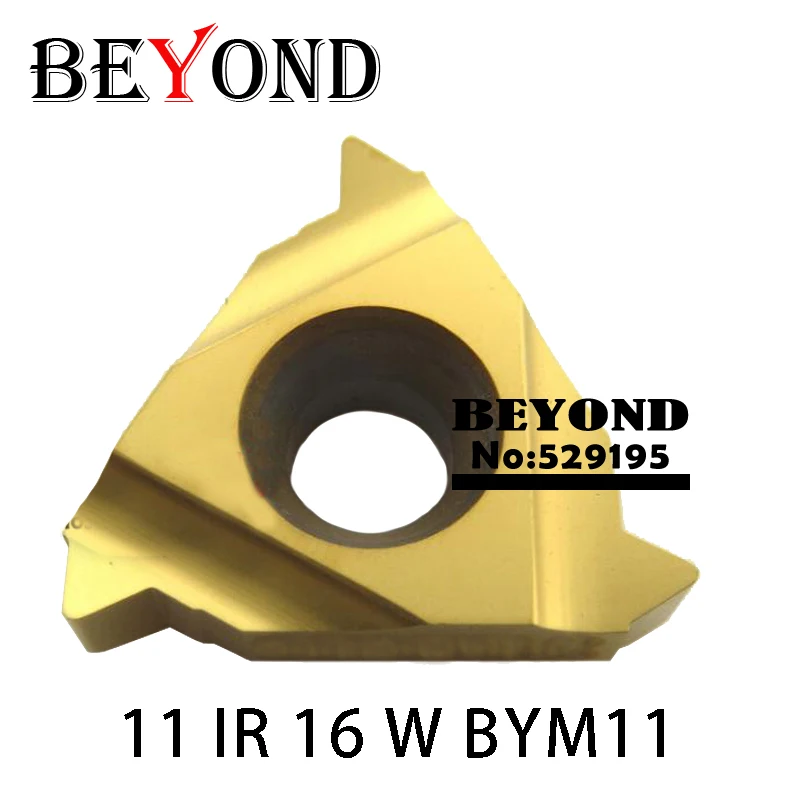 BEYOND 11 IR 14 16 19 W BYM11 선반 터닝 도구, 11IR 14W 16W 19 W 스레딩 카바이드 인서트 거치대, 강철용 CNC SNR SEL 사용