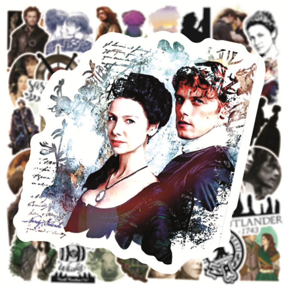 10/30/50PCS Classic TV Show Outlander Waterproof Stickers Travel Luggage Guitar Fridge Laptop Cool Sticker Decal Kid Toys Gift