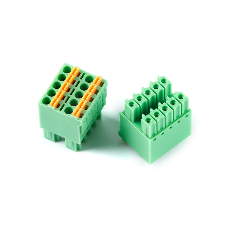 2Pcs KF2EDGKNH-2*2/3/4/5/6/8P/Double row plug 3.5mm pitch pluggable terminal block KF2EDGKNH 3.5 PCB PLUG-IN TERMINAL BlOCKS