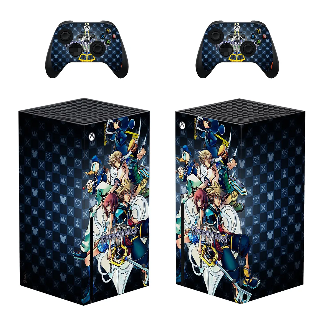 Kingdom Hearts Protector Sticker Decal Cover for Xbox Series X Console and 2 Controllers Xbox Series X Skin Sticker Vinyl